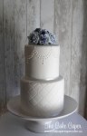Wedding Cake for my Grannie. Details @ www.thepapercaper.com.au