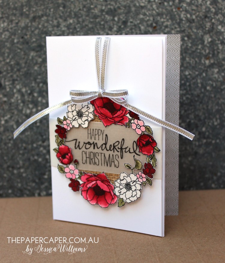 Timeless Love meets Christmas for CASEing the Catty. Details @ www.thepapercaper.com.au