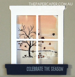 Seasonal calendar featuring Happy Scenes and Hearth & Home thinlits I The Stamp Review Crew blog hop I Stampin' Up!